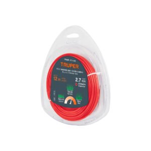 Hilo redondo para desbrozadora 2.7mm x 12m blíster TRUPER 17629