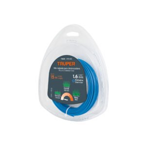 Hilo redondo para desbrozadora 1.6mm x 15m blíster TRUPER 17605