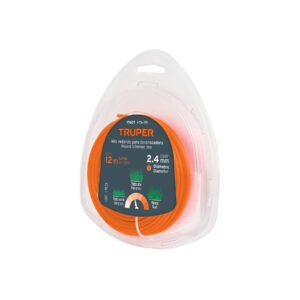 Hilo redondo para desbrozadora 2.4mm x 12m blíster TRUPER 17607