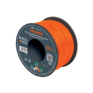 Hilo redondo para desbrozadora 2.4mm x 262mcarreteTRUPER 17643