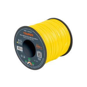 Hilo redondo para desbrozadora 3mm x 280m carrete TRUPER 17650