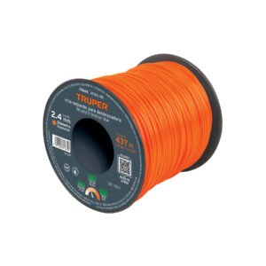 Hilo redondo para desbrozadora 2.4mm x 437mcarreteTRUPER 17648