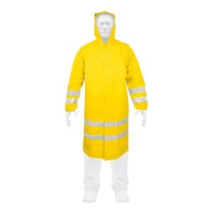 Gabardina impermeable doble capa con reflejante M Truper 17722