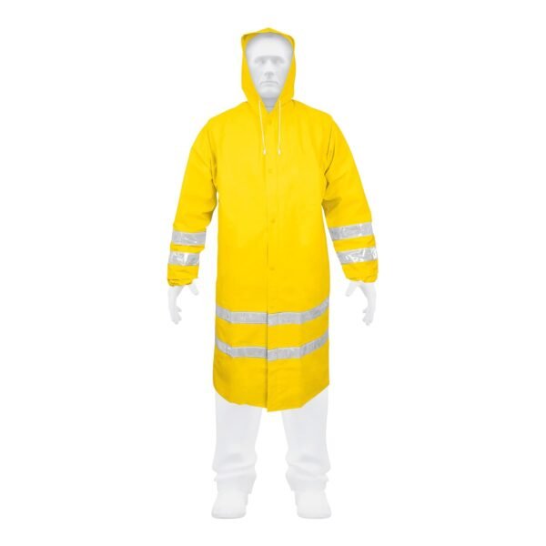 Gabardina impermeable doble capa con reflejante M Truper 17722