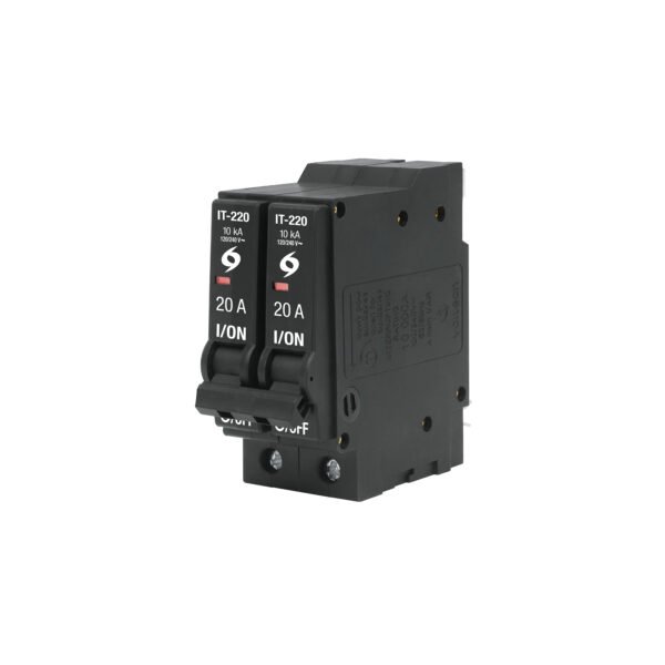 Interruptor de 2 polos 20A enchufable VOLTECK 46704