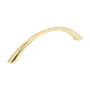Jaladera de 96mm línea Arco latón brillante HERMEX 43826