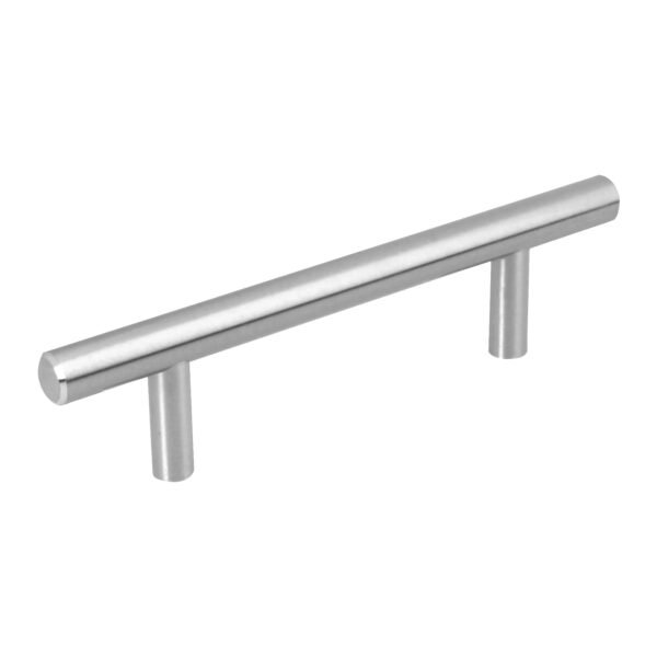 Jaladera de acero 96mm línea Cilindro níquel HERMEX 43828