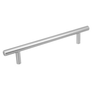 Jaladera de acero 160mm línea Cilindro níquel HERMEX 43870