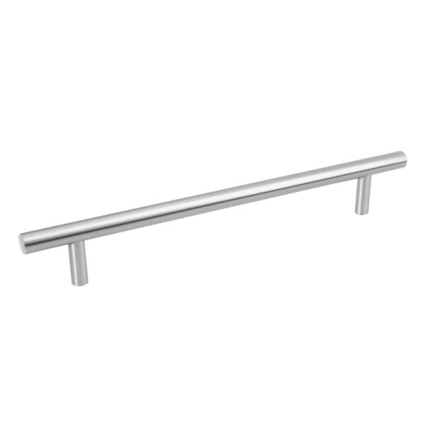 Jaladera de acero 192mm línea Cilindro níquel HERMEX 43871