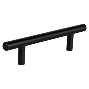Jaladera de acero 96mm línea Cilindro negro HERMEX 49731