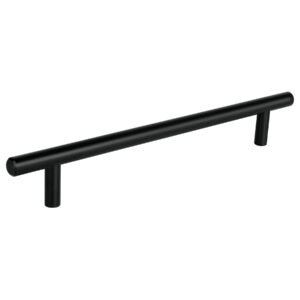 Jaladera de acero 192mm línea Cilindro negro HERMEX 49734