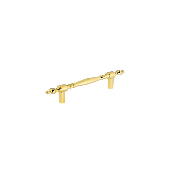 Jaladera metálica de 76mm estilo Colonial latón brillante 43836