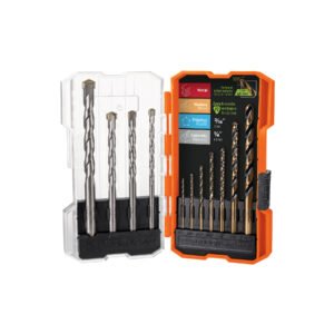 JBAC-11.jpg Juego de 11 brocas para metal y concreto en estuche Truper 11335