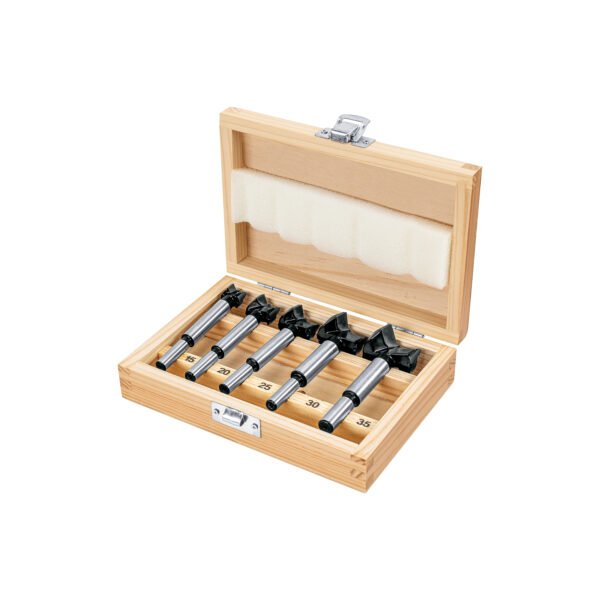 Juego de 5 brocas forstner para madera TRUPER 102373
