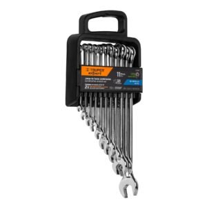 JC-11M.jpg Juego de 11 llaves combinadas extralargas pulidas mm EXPERT 15778
