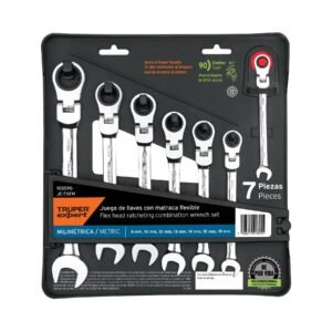JC-7XFM.jpg Juego de 7 llaves combinadas mm con matraca flexible 103596