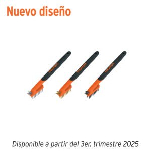 Juego de 3 mini cepillos de alambre 28 pinceles Truper 10652