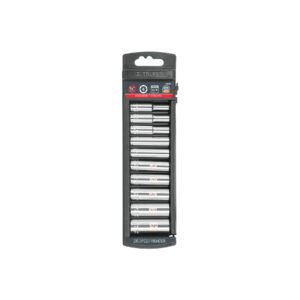 Juego de 10 dados largos cuadro 1/4 std Truper 14167