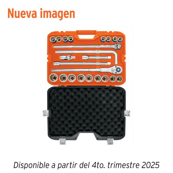Juego de 23 herramientas cuadro 3/4 mm para mecánico 13874
