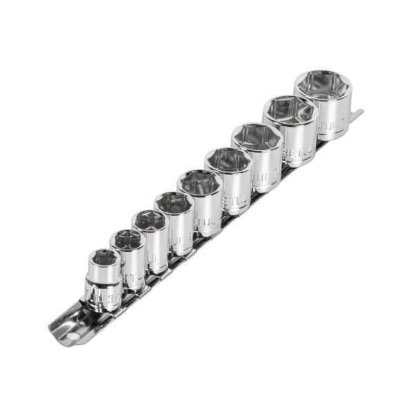 Juego de 9 dados cuadro 3/8 std Pretul 21185
