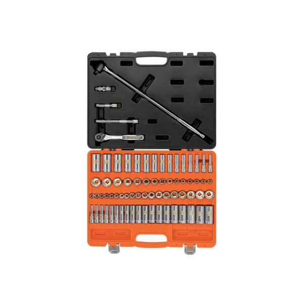 Juego de 73 herramientas cuadro 3/8 std y mm para mecánico 102389