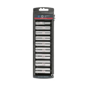Juego de 9 dados largos cuadro 3/8 std Truper 14172