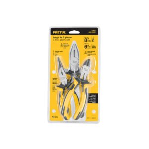 JGO-PIN3X.jpg Juego de 3 pinzas 3 mango Comfort Grip Pretul 22966