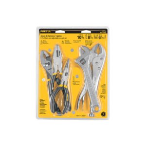 JGO-PIN5.jpg Juego de 4 pinzas y 1 llave ajustable Pretul 22971