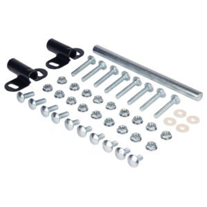 Juego tornilleria chumaceras y eje para carretillas Truper 100154