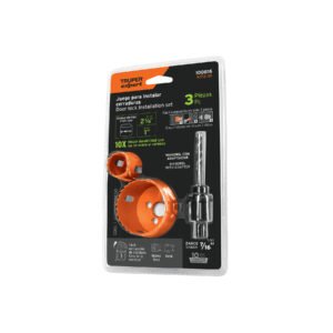 Juego de 3 piezas para instalar cerraduras Truper Expert 100816