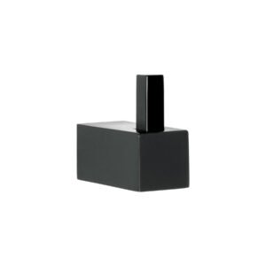 KUA-73M.jpg Gancho sencillo para toallas negro FOSET KUBO 44358