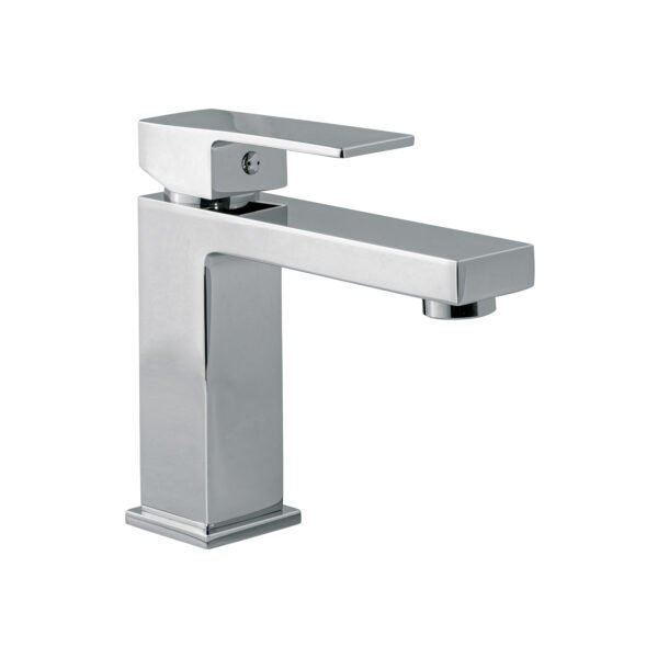 Monomando corto para lavabo cromo FOSET KUBO 44066
