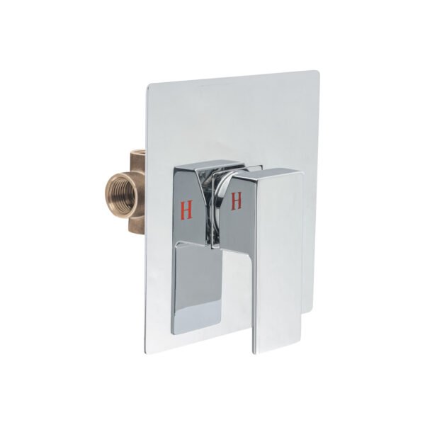 Monomando para regadera sin desviador cromo FOSET KUBO 44081