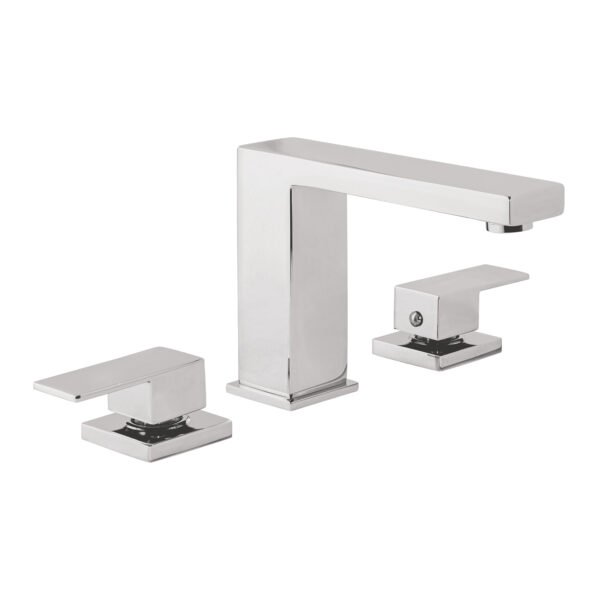 Mezcladora para lavabo taladros separados cromo FOSET KUBO 44080