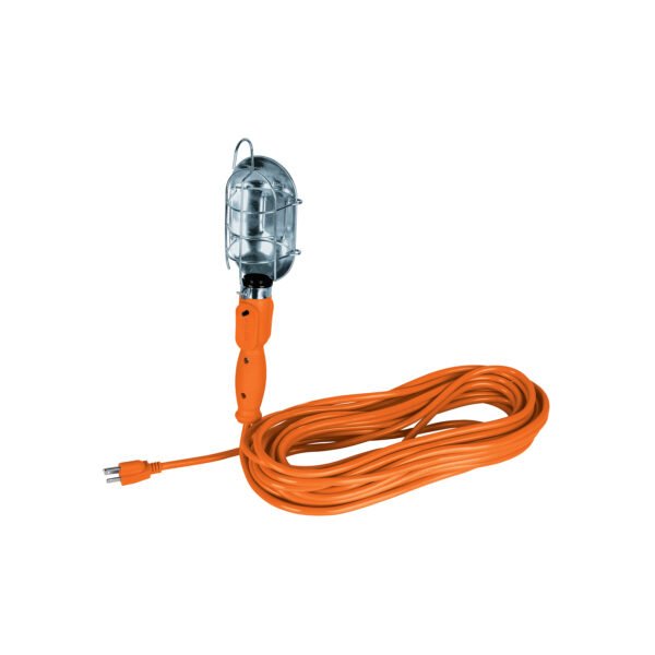Lámpara de taller con canastilla metálica 14.5 m Volteck 47261