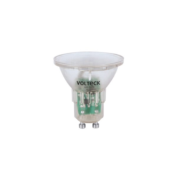 Lámpara trans. de LED 3 W MR16 base GU10 luz cálida blíster 48405
