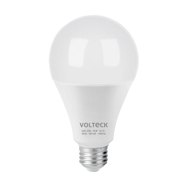 Lámpara LED A25 18 W (equiv. 125 W) luz cálida caja Volteck 48459