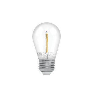 Lámpara LED S14 con filamento 1 W luz cálida caja Volteck 48452