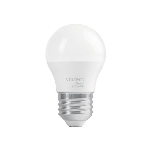 Lámpara LED G45 3 W (equiv. 25 W) luz de día caja Basic 28057