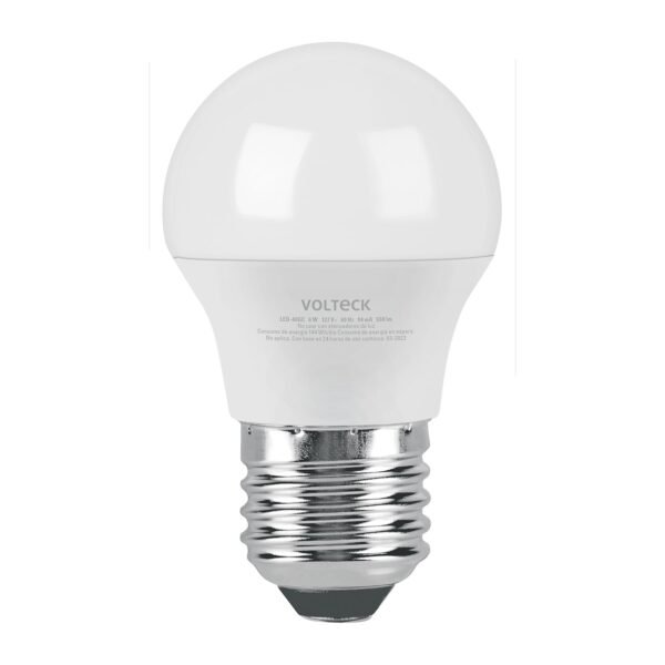 Lámpara LED G45 6 W (equiv. 40 W) luz cálida blíster Volteck 46278