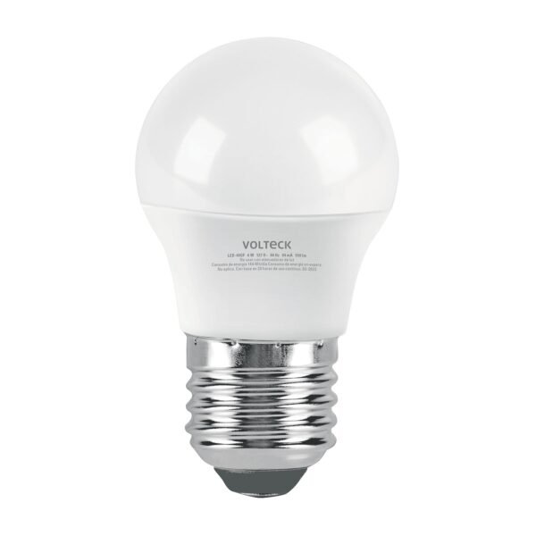 Lámpara LED G45 6 W (equiv. 40 W) luz de día blíster Volteck 46277