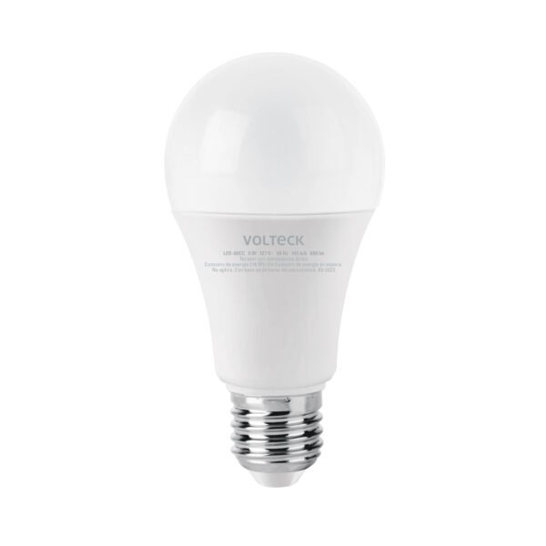 Lámpara LED A19 9 W (equiv. 60 W) luz cálida caja Volteck 47547