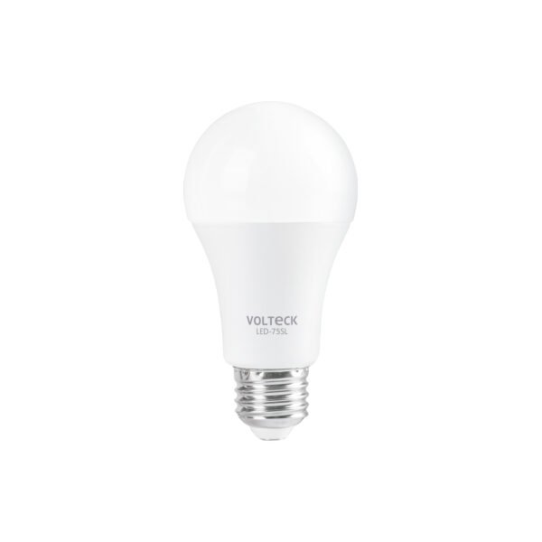 Lámpara LED tipo bulbo A19 10 W con sensor de luz Volteck 46990
