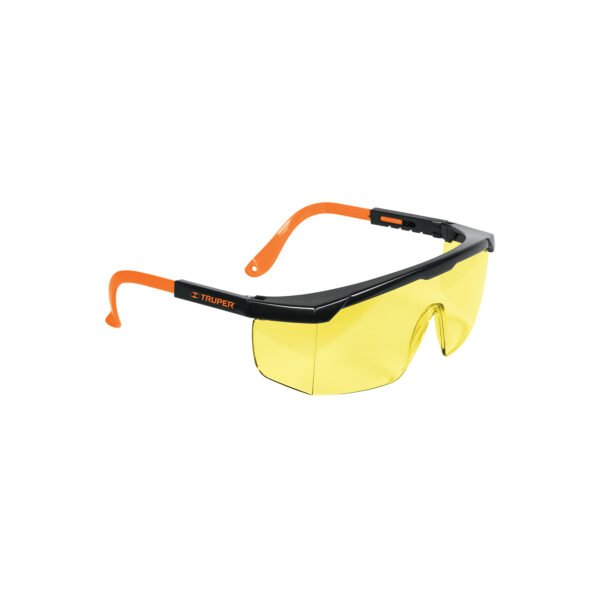 Lentes de seguridad ajustables ambar Truper Classic 15137