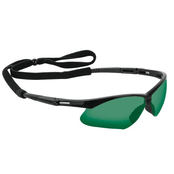 Lentes seguridad verde antiempaño c/cordón ajustable Sport 15178