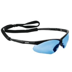 Lentes seguridad azul antiempaño c/cordón ajustable Sport 15176