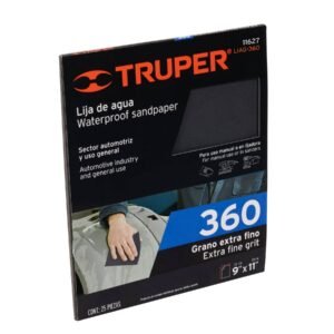 LIAG-360.jpg Lija de agua grano 360 de carburo de silicio Truper 11627