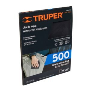 LIAG-500.jpg Lija de agua grano 500 de carburo de silicio Truper 11629