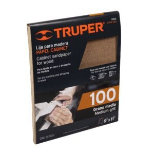 LIMA-100.jpg Lija para madera papel cabinet grano 100 Truper 11611