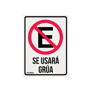 LIN-03.jpg Letrero de señalización NO ESTACIONARSE 25 x 34 cm 18347